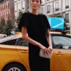 Pomander Place Black Velvet Elodie Dress